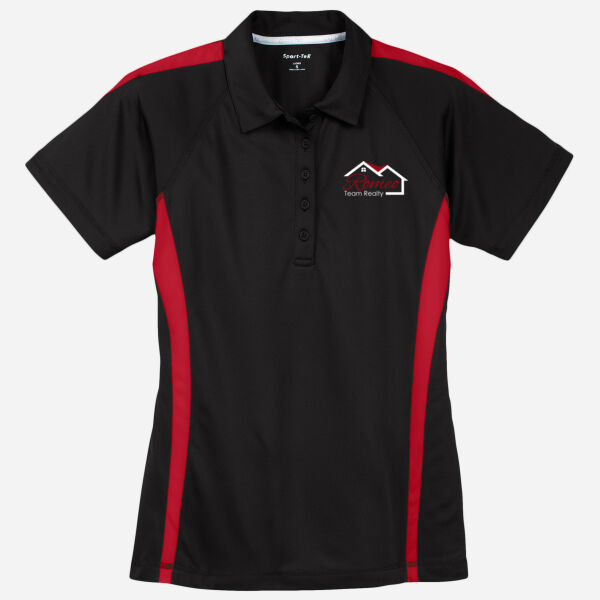 Ladies PosiCharge ® Micro Mesh Colorblock Polo  - Ladies PosiCharge ® Micro Mesh Colorblock Polo Thumbnail